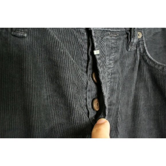AllSaints Mens 28 (30.5) x 32 Corduane Iggy Corduroy Button Fly Pants - Picture 3 of 10